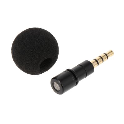 Holibanna Mini External Recording Microphone for PC and Tablet Portable 3.5mm Handheld Mic for Video Recording and Singing Compatible Laptops and Mobile Devices