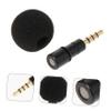Holibanna Mini External Recording Microphone for PC and Tablet Portable 3.5mm Handheld Mic for Video Recording and Singing Compatible Laptops and Mobile Devices view 4