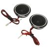 2Pcs 150W Black Aluminium Car Tweeters, 25mm Compact HiFi Design, Wide Frequency Range, Easy Installation for All Car Sound Systems view 2