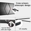 50 inch Portable Projection Screen, Manual Floor Pull Up Projector Screen, Quick Assembly, Gain Wrinkle-Free Video Projection Screens, Home Theater Cinema Wedding Party Office Presentation(30in/4:3) view 2