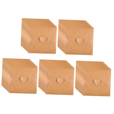 KICHOUSE 50Pcs Vintage Kraft Paper CD DVD Sleeves Envelopes Case Holder for Storage Durable and Chic Design for Movies Games Music and Packaging