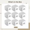 9 Adhesive Cable Clips, Compact Desk Organizers for Neat and Tidy Office Spaces view 3
