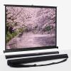 Hoiweqr Portable Projector Screen with Stand, Ultra Portable Tabletop Projection Screen, Black Case, 50 Inch 4:3, Lightweight and Retractable, for Home Cinema, Meeting Presentation.(30in/16:9) view 1