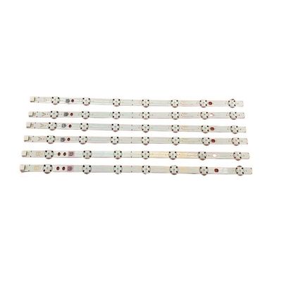 AKOUFAL Kit 6pcs LED Backlight Strip Fit for Toshiba 49R6010 49U5863DB 49U5766DB 49U5863DB 49U6663DB JL.D49071330-078HS-M 078AS SVV490A64 A(Kit 6pcs for 1 TV)