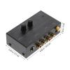 POPETPOP Turntable Preamp Electronic Phono Preamplifier Stereo Audio Amplifier with Low Noise Compact Design and Power Adapter Us Plug 4.05X2.24X1.18In view 4