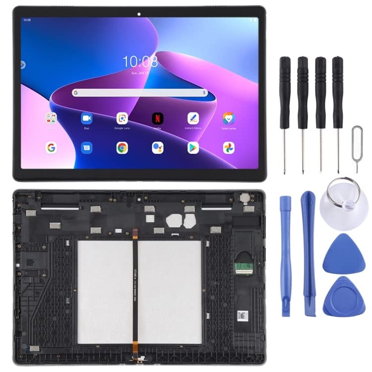 MPXPOTTHW Cell Phone Replacement OEM LCD Screen for Lenovo Tab 5 Plus/M10 TB-X605L TB-X605F TB-X605M TB-X605 Digitizer Full Assembly with Frame Spare Parts