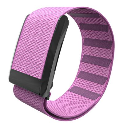 Comfortable Wrist/Bicep Band Replacement For WHOOP 4.0, Super knit Crafted with precision Heart Rate Monitor Replacement Strap (Pink, 25cm)