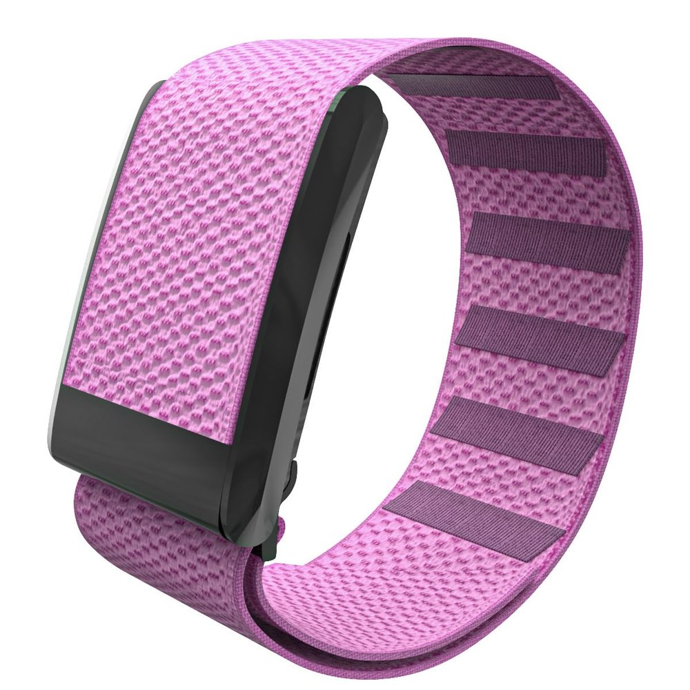 Comfortable Wrist/Bicep Band Replacement For WHOOP 4.0, Super knit Crafted with precision Heart Rate Monitor Replacement Strap (Pink, 25cm)