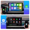 2+64G 9-inch Android 14 Car Stereo for Chevrolet Sonic Aveo 2011-2015 IPS Touchscreen Screen Car Radio with WiFi 6 Carplay & Android Auto Support Backup Camera GPS FM Navi Bluetooth 5.4 SWC view 2