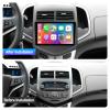2+64G 9-inch Android 14 Car Stereo for Chevrolet Sonic Aveo 2011-2015 IPS Touchscreen Screen Car Radio with WiFi 6 Carplay & Android Auto Support Backup Camera GPS FM Navi Bluetooth 5.4 SWC view 3