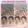 YXKJZHF 30in Half Moon Lamp for Nails, Pink Nail Desk Light with Phone Holder, Ring Nail Tech Desk Lamp 3 Color Temperature view 4