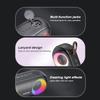 KASOHQEE Portable Bluetooth Speaker with RGB Lights, 20W Loud Sound, IPX6 Waterproof, 20H Playtime, Wireless Speakers for Travel, Sport, Party, Outdoor, Shower view 4