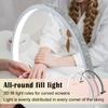 YXKJZHF Half Moon Nail Desk Lamp, LED Light for Nail Desk, Sparkle Nails Lamps 39W Arch Light Lash Light, Adjustable Brightness (Black) view 2