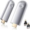 Wireless HDMI Transmitter and Receiver, Plug and Play 2025 Upgraded LED Display, 4K Decode & 1080P Output,Portable 2.4G/5G Wireless HDMI Extender view 1