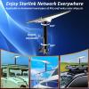 Starlink Mini RV Ladder Mount - RV, Camper, Yacht, Pole, Railing Clamp for Roof/Rack (0.8-1.1" Dia) view 3