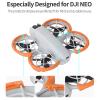 Wtohoby Anti-Collision Neo Bumper Propellers Guard + Lens Gimbal Protector Kit,Urltra-Light Cover Ring Protection for DJI NEO Quadcopter Camera Drones Accessories (Gray) view 3