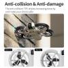 Wtohoby Anti-Collision Neo Bumper Propellers Guard + Lens Gimbal Protector Kit,Urltra-Light Cover Ring Protection for DJI NEO Quadcopter Camera Drones Accessories (Gray) view 4