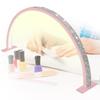 YXKJZHF Half Moon Nail Desk Lamp, LED Light for Nail Desk, Sparkle Nails Lamps 39W Arch Light Lash Light, Adjustable Brightness (Pink) view 1