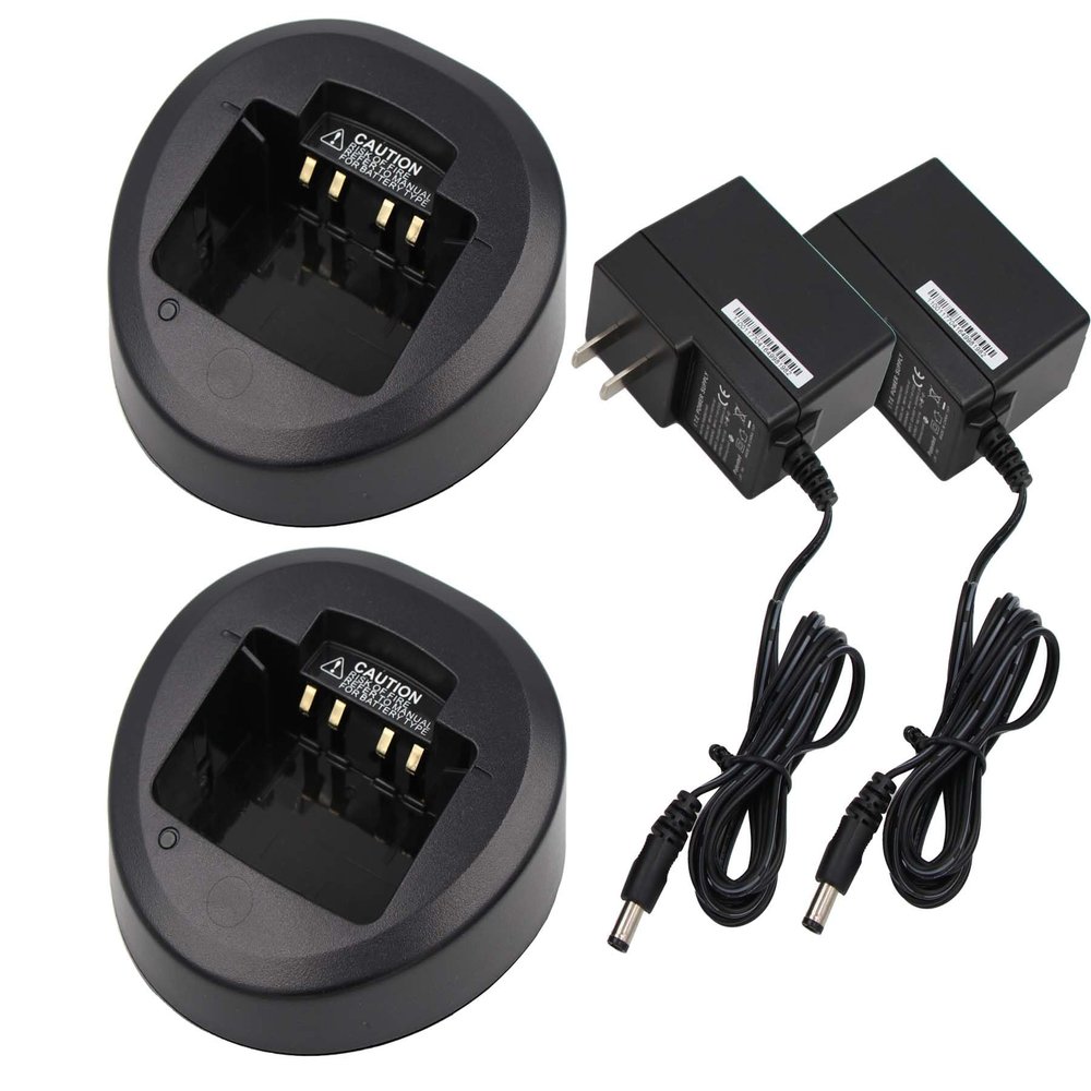2-Pack CD-58 Charger for Vertex YAESU VX-261 VX-260 EVX-231 EVX-261 EVX-534 EVX-531 Series FNB-V133Li FNB-V134Li FNB-V138Li