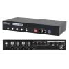 4-Port HDMI Multiviewer KVM Switch 4K@60Hz with Cables, Mouse Roaming Switching, Quad View and Single View Mode Zero-Delay Seamless Switching, USB 2.0 Hub, Cascading, EDID, Plug and Play, KV4MVS1 view 1