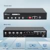 4-Port HDMI Multiviewer KVM Switch 4K@60Hz with Cables, Mouse Roaming Switching, Quad View and Single View Mode Zero-Delay Seamless Switching, USB 2.0 Hub, Cascading, EDID, Plug and Play, KV4MVS1 view 4