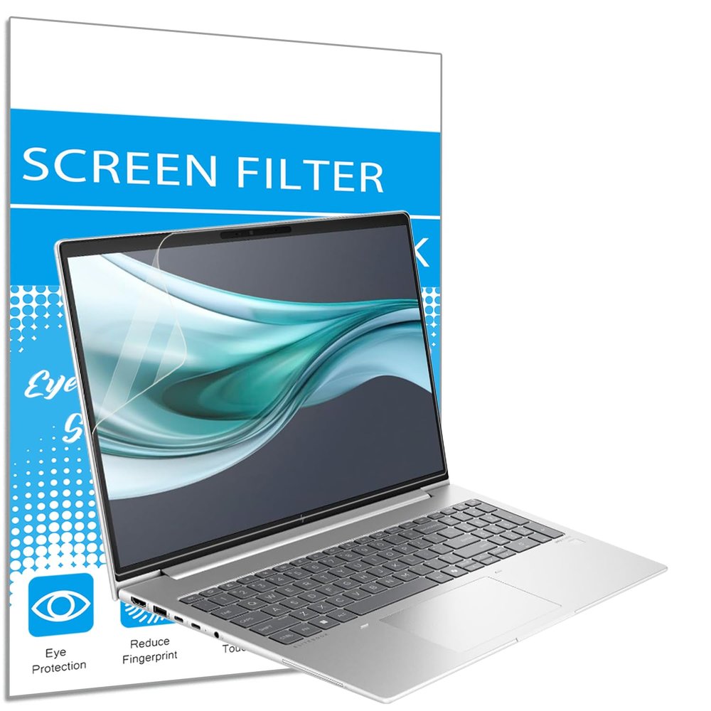 2 Pack 16 inch Anti Glare Screen Protector for HP EliteBook 6 G1i, EliteBook 8 G1i G1a,EliteBook 8 AMD G1a,EliteBook 16 660/665/860/865 G11,EliteBook 16 860/865 G10 G9 16" 16:10 Aspect Ratio Laptop