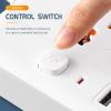 2M Power Cordboard with 5 Universal Sockets, 5 USB Ports, 1 Tpey-C Port LED Indicator, Power Overload Protection, 110v-250v view 2