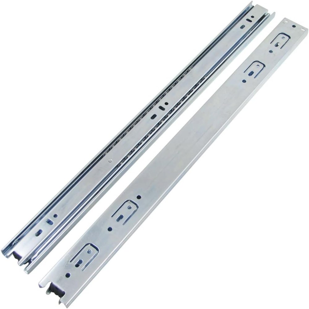 2 Pcs 19" Drawer Slides Full Extension Side Mount Ball Bearing Slide Rails (594829dd97730a8b01aef9f6821e073b)