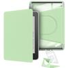360 Degree Rotating Case for 6" Kindle (11th Generation-2022 Release), Detachable Magnetic Design Protective Adjustable Stand Cover Clear Back with Auto Sleep/Wake, Light Green view 1