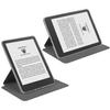 360 Degree Rotating Case for 6" Kindle (11th Generation-2024 Release), Detachable Magnetic Design Protective Adjustable Stand Cover Clear Back with Auto Sleep/Wake, Black view 4