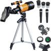 Professional Telescope for Kids Astronomy Beginners Adults-150X Refractive Astronomical Telescope with Tripod/Phone Adap view 1