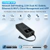 ezOutlet5-2R Smart Power Reset Device with Auto-Reset, 2 NEMA Sockets 2.5A, Wi-Fi & Bluetooth & App Controllable via LAN/Cloud, Router Rebooter, Remote Scheduling for Network Devices. view 2