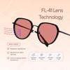 BRADDELL FL-41 Rose Tinted Migraine Light Sensitivity Glasses for Fluorescent LED Glare, Photophobia and Concussion view 4