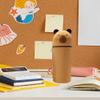 Vobumix Silicone Pencil Case Cartoon Pen Holder Pencil Storage Container for Kids Students Adults School Office Supplies view 4