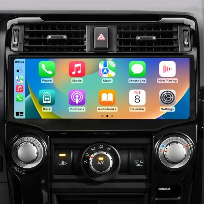 12.3 inch Car Radio for Toyota 4Runner 2010-2023 Upgrade Stereo Replacement Head Unit with CarPlay Android Auto Touch Screen Tesla Style Bluetooth 5.4 DSP GPS WiFi 4G Qualcomm 8 Core