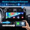 12.3 inch Car Radio for Toyota 4Runner 2010-2023 Upgrade Stereo Replacement Head Unit with CarPlay Android Auto Touch Screen Tesla Style Bluetooth 5.4 DSP GPS WiFi 4G Qualcomm 8 Core view 3