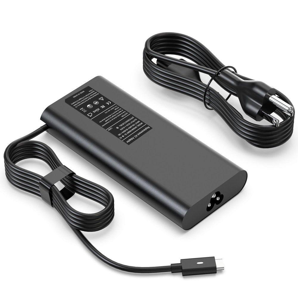 130W USB C Laptop Charger Compatible with Dell 90W 65W XPS 15 16 17 9500 9510 9520 9530 9575 2-in-1 9640 9710 9720 9730, Precision 3470 3480 3540 3570 3580 5480 5550 5560, Latitude Power Adapter