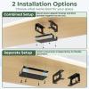 Adjustable Under Desk Mount Exclusive for CalDigit TS3 Plus / TS4 / TS5 Dock & Power Brick, Space-Saving Thunderbolt 3/Thunderbolt 4 Dock Holder with Cable Straps, Easy Install with All Screws view 3