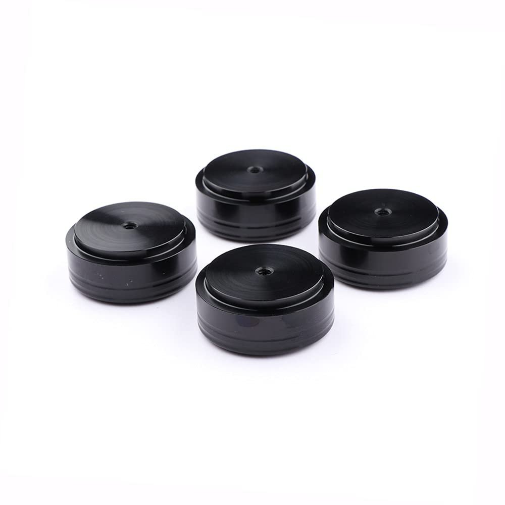 58GXCAAMOT Speaker Spike Pad Kit Computer Foot Nails Speakers Foot Pads Audiophile Shock Spikes Universal Speaker Spike Pad (Color : Black Size : One Size)