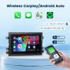 2G+64G Car Radio for Ford F150/F250/F350/E250/E350 Edge Fusion Explorer with Wireless Carplay Android Auto, 7 inch HD Touch Screen Car Stereo with Bluetooth/GPS/WiFi/FM/SWC/USB/HD Backup Camera view 3