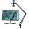 Lab Microscope Accessories 1080P HDMI VGA Industrial Video Digital Microscope Camera 130X Zoom C Mount Lens Cantilever Stand(C Stand) view 3