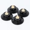 58GXCAAMOT Speaker Spike Pad Kit CD Player Power Amplifier Shock-Proof Feet Nail Pads Speaker Shock-Absor Feet Nails Universal Speaker Spike Pad (Color : Black Size : One Size) view 4
