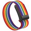 YOFUNTLE Stretchy Bands Compatible for WHOOP 5.0 One, Peak and Life - Breathable Nylon Strap Wristband - Soft, Comfort, Durability, Easy to Use and Adjustable  Not Compatible for Gen 4 (Rainbow) view 1