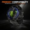8 Packs Compatible for Garmin Instinct 3 50mm Screen Protector,Advanced Soft TPU (Non-tempered Glass) High Definition Scratch Resistance without Bubbles view 2