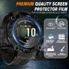 8 Packs Compatible for Garmin Instinct 3 50mm Screen Protector,Advanced Soft TPU (Non-tempered Glass) High Definition Scratch Resistance without Bubbles view 4