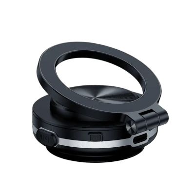 AMXDHH Vacuum Car Holder Suction Cup Folding Universal Navigation Stand Bracket(Black)