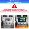 8CORE 8+256GB Radio for Toyota Camry 2006-2011 OEM Style Android 13 9" IPS Touch Screen, Car Stereo with CarPlay & Android Auto, GPS Navigation DSP SWC 5G WiFi Camera view 2