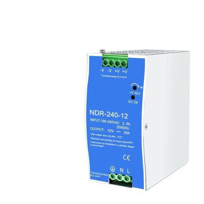 240W 180-240V AC to DC Industrial DIN Rail Switching Power Supply 12V 24V 48V 180V-240V AC to DC(12V_240W)