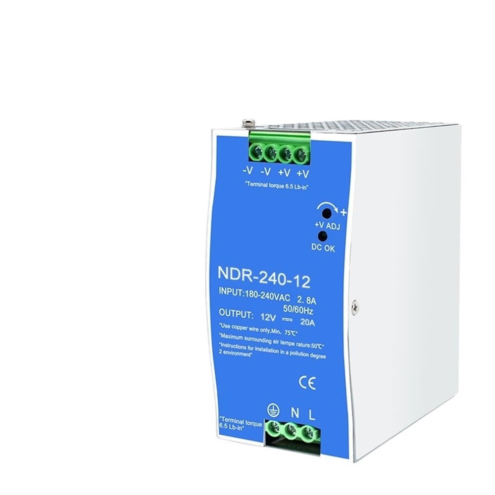 240W 180-240V AC to DC Industrial DIN Rail Switching Power Supply 12V 24V 48V 180V-240V AC to DC(12V_240W)