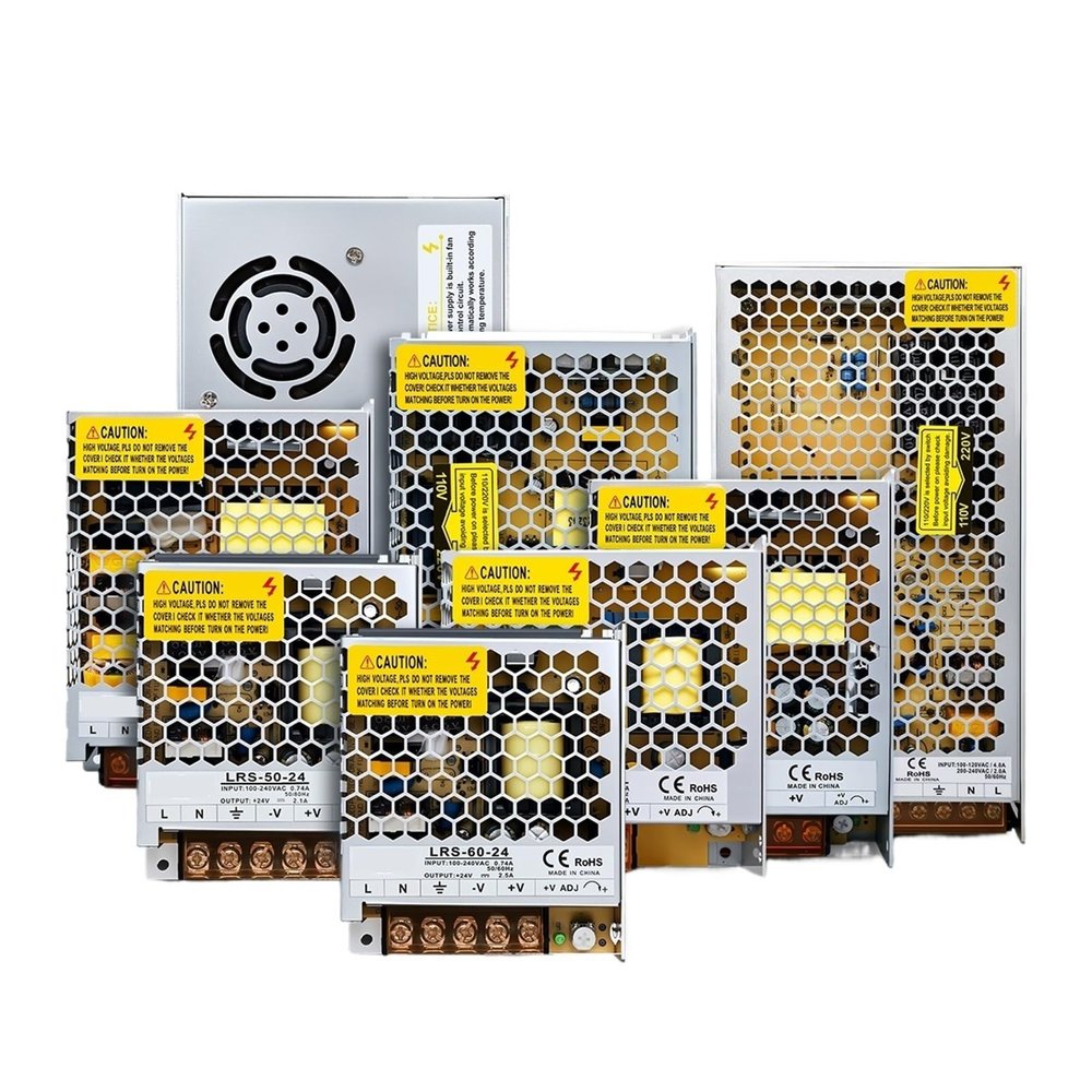 1pcs AC to DC 50W 60W 75W 100W 120W 150W 250W 350W Single Output Switching Power Supply Input 110V 220V Output 5V 12V 15V 24V 36V 48V(5V_60W)